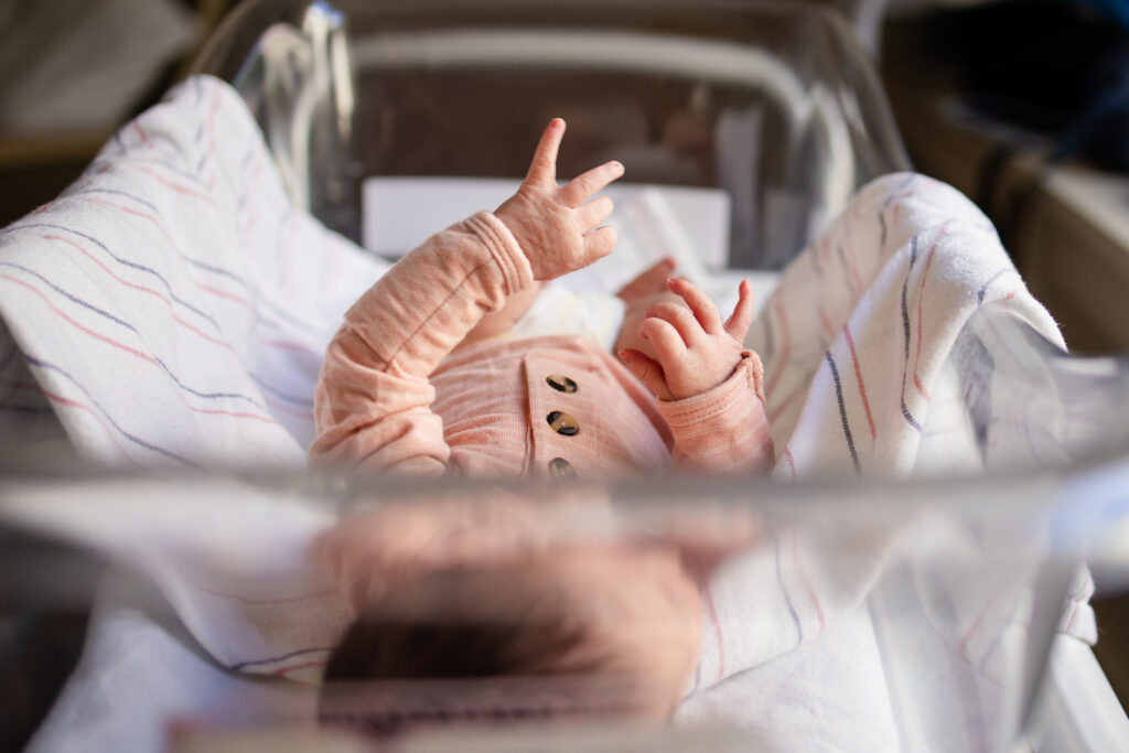 Fresh 48 newborn photos at Newton-Wellesley Hospital